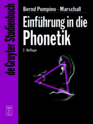 cover image of Einführung in die Phonetik
